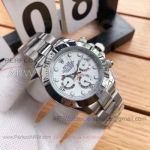 Perfect Replica Rolex Daytona White Face Stainless Steel Oyster Band 40mm Men's Watch